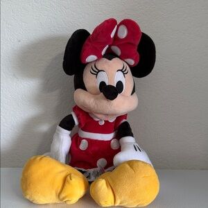 Disney Minnie Mouse Plush - Red, Black, and Yellow